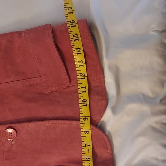 Cherokee Women's Pink Suede Fitted Jacket Buttoned Lined Y2K  Size XS - Picture 7 of 13